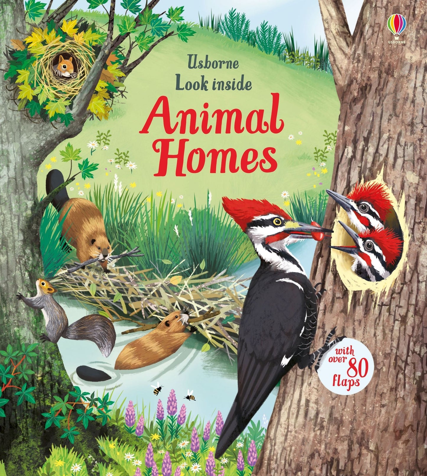 Carte copii - Look Inside Animal Homes, Usborne