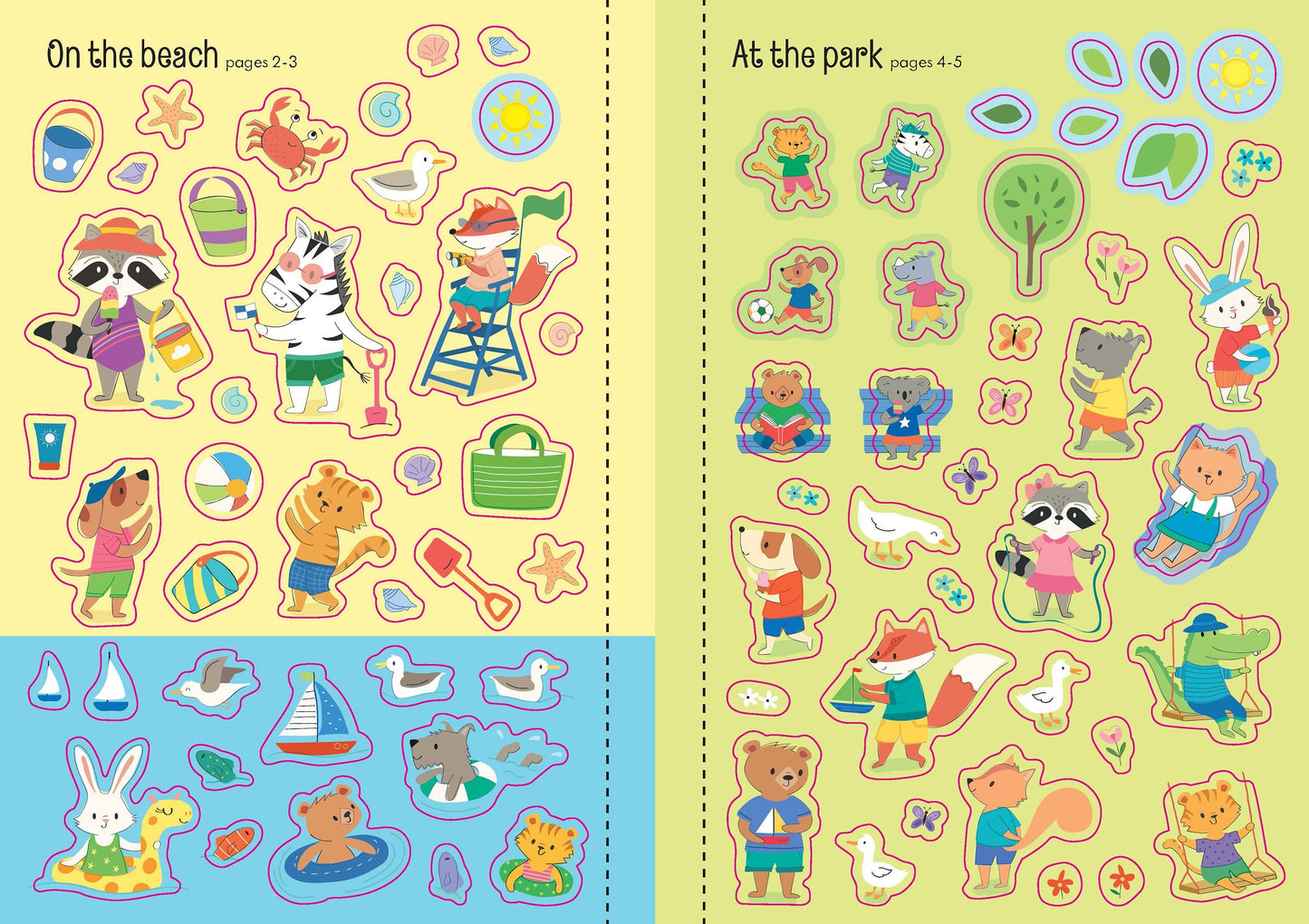 Carte stickere - Little First Stickers Summer, Usborne
