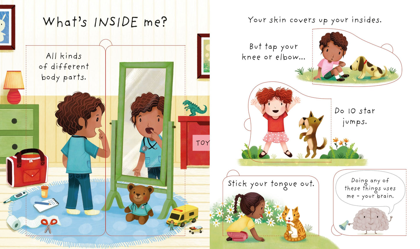 Carte copii - Very First Q&A What'S Inside Me?, Usborne