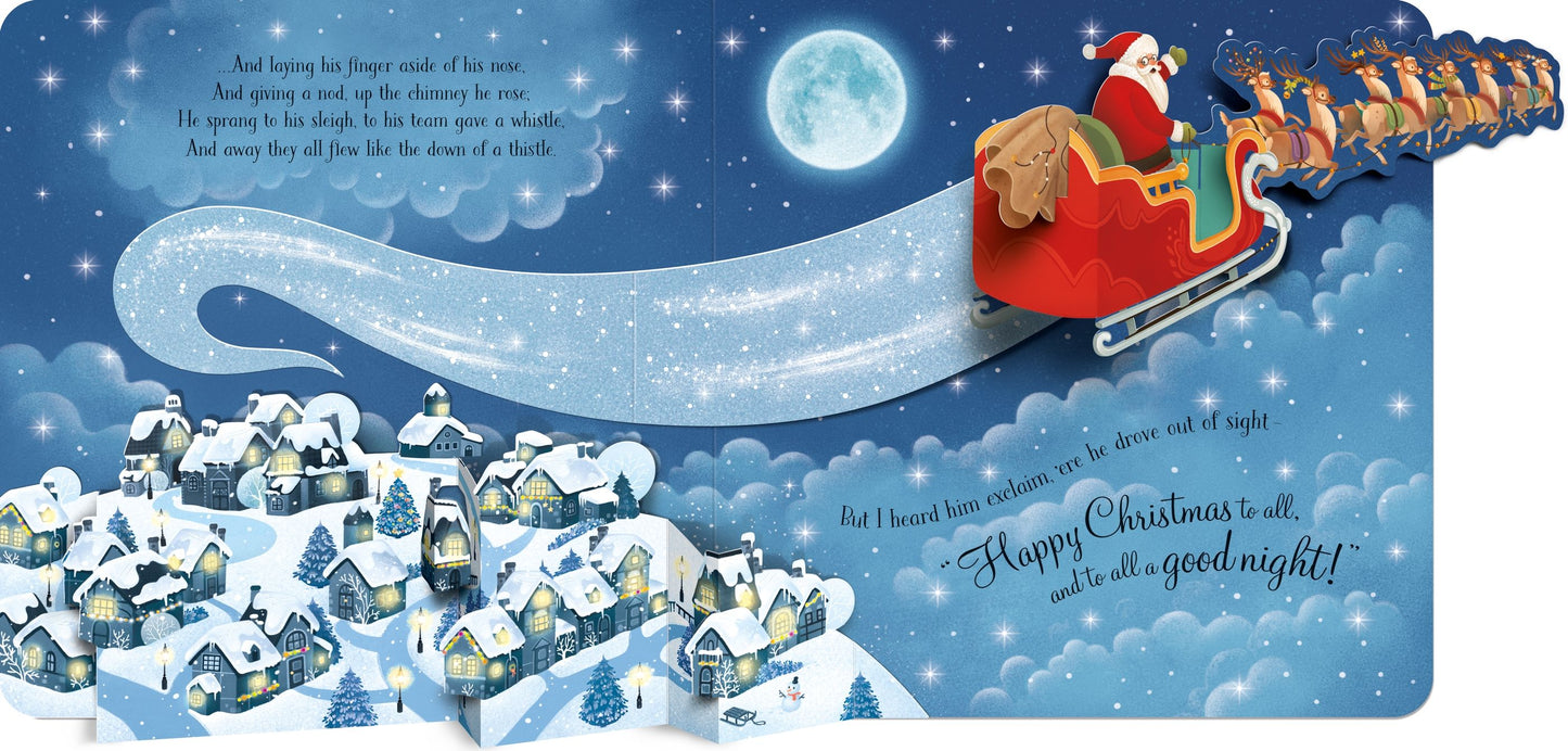 Carte 3D - Pop-up `Twas the Night Before Christmas, Usborne