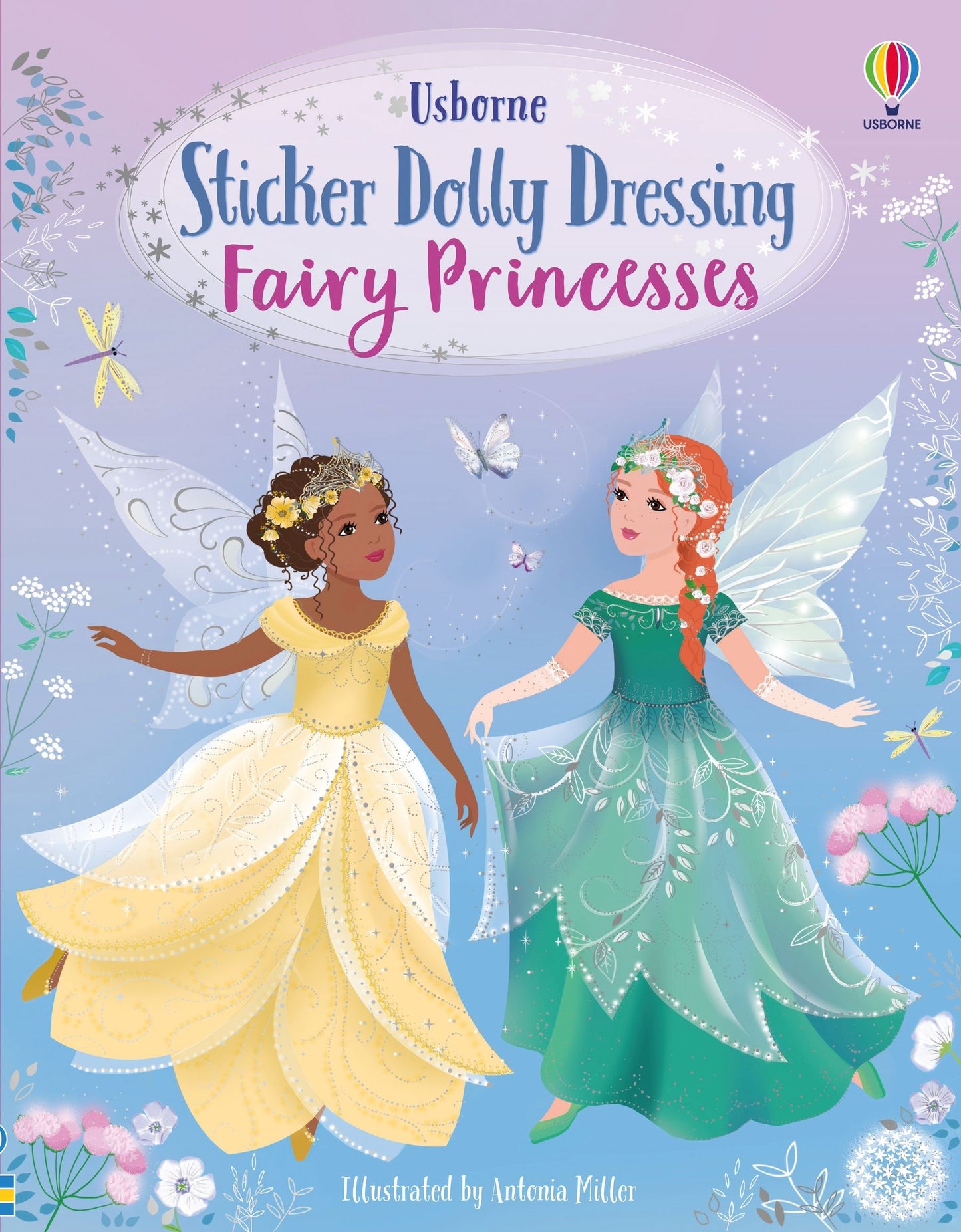 Carte stickere - Sticker Dolly Dressing  Fairy Princesses, Usborne