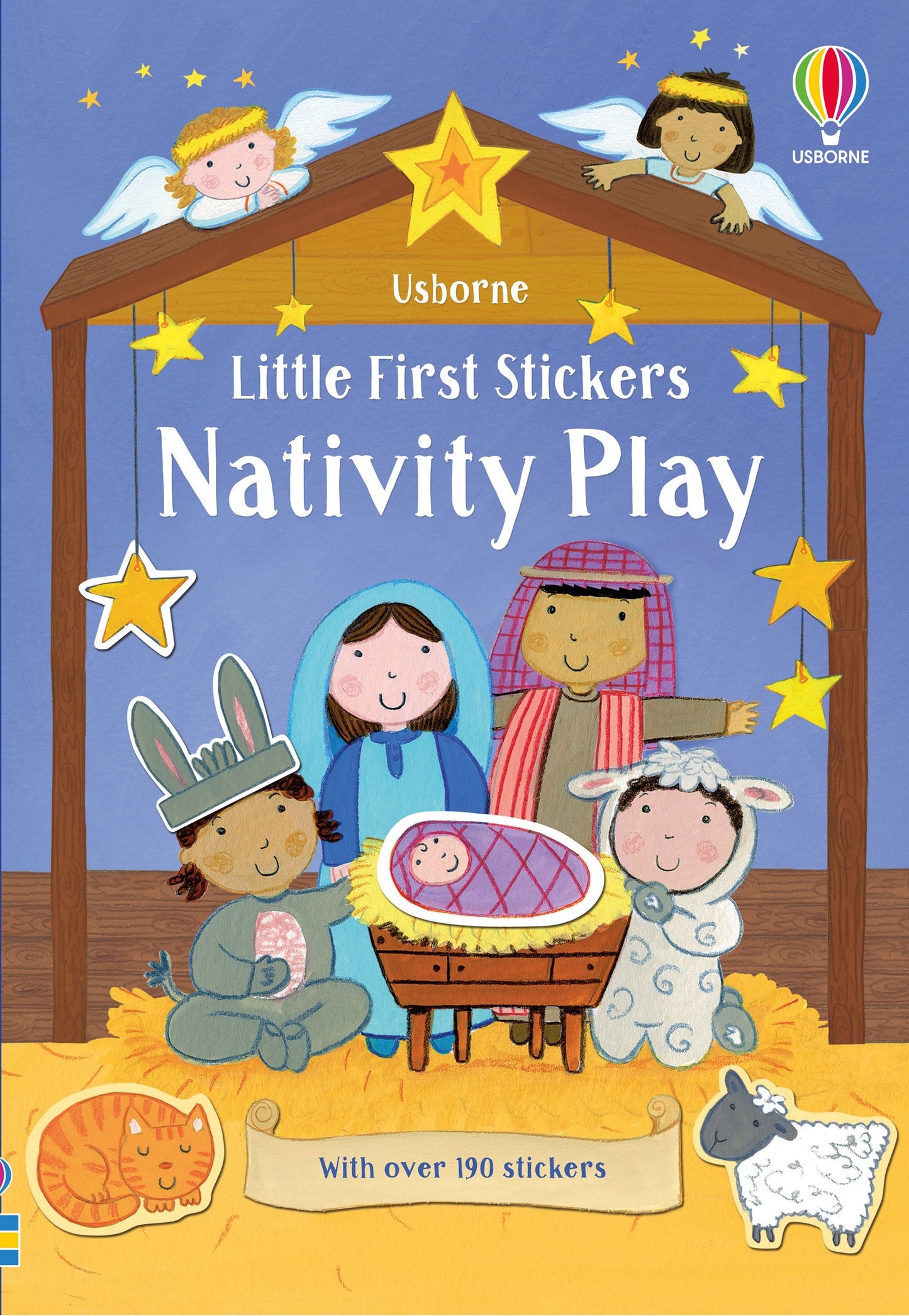 Carte stickere - Little First Stickers Nativity Play, Usborne