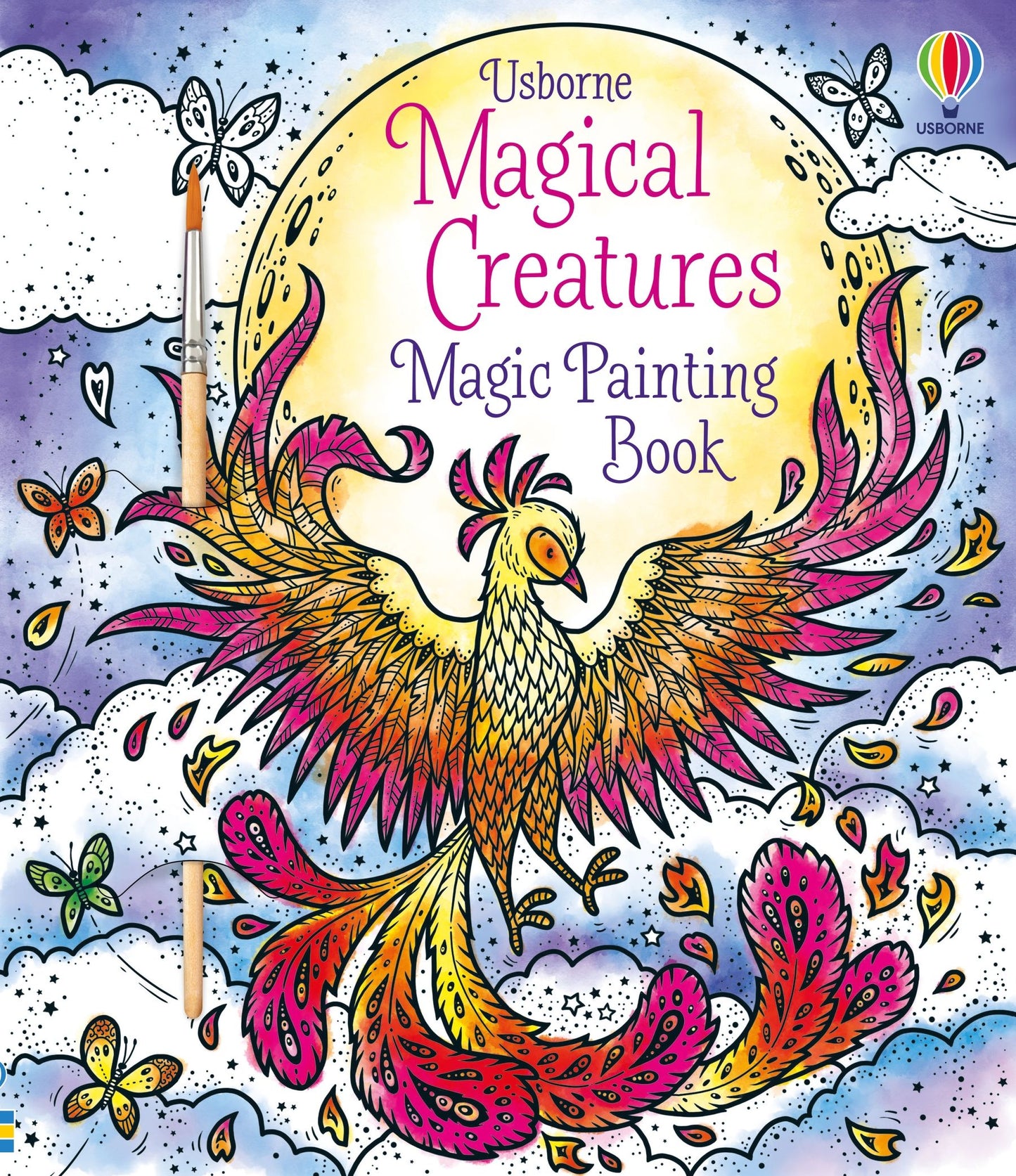 Carte pictura cu apa - Magical Creatures Magic Painting Book, Usborne