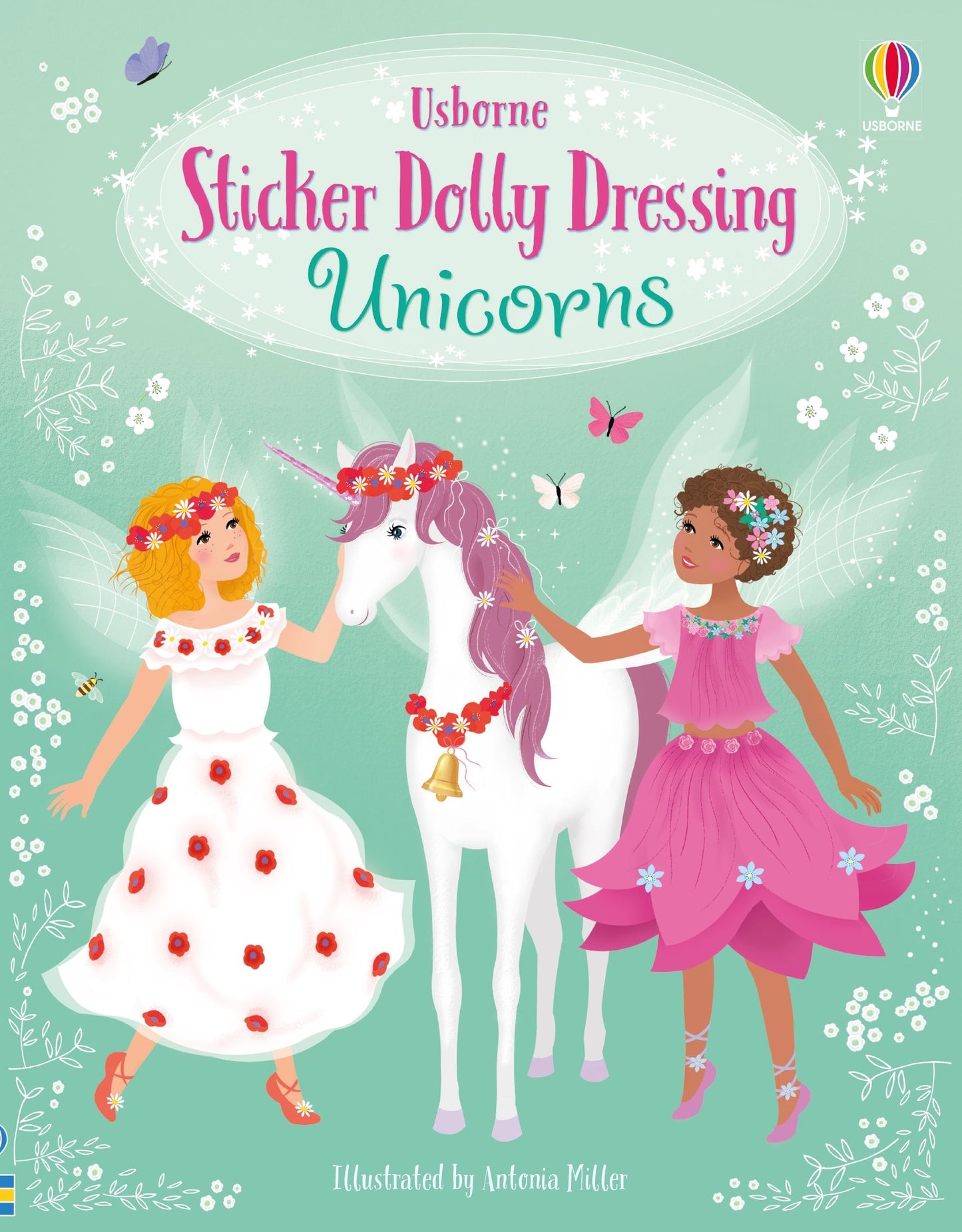 Carte stickere - Sticker Dolly Dressing  Unicorns, Usborne