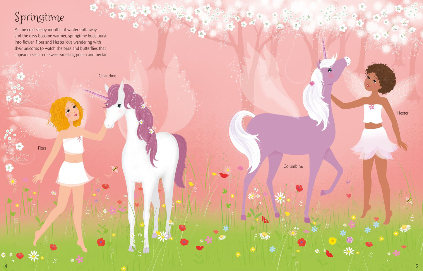 Carte stickere - Sticker Dolly Dressing  Unicorns, Usborne