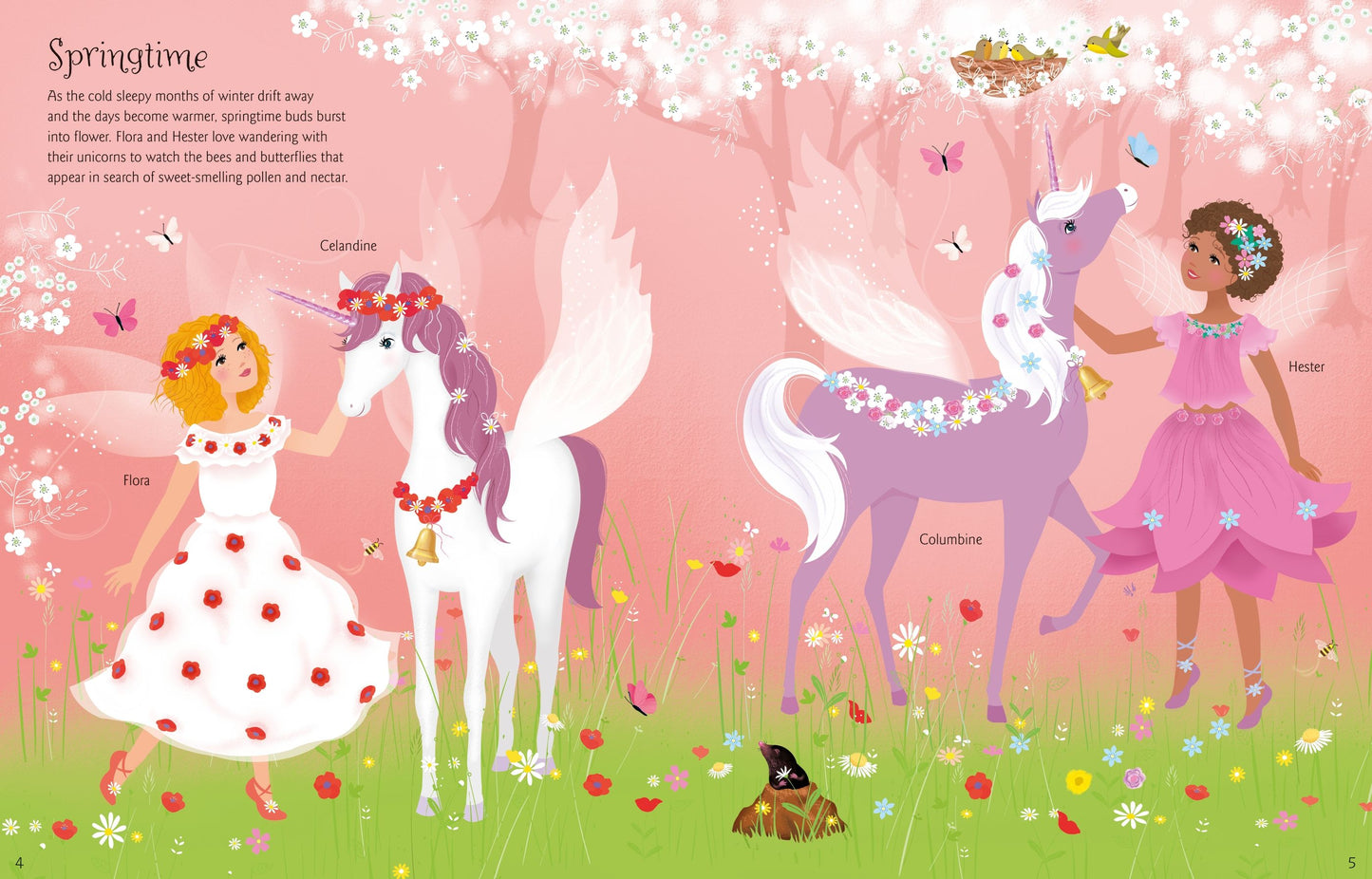 Carte stickere - Sticker Dolly Dressing  Unicorns, Usborne