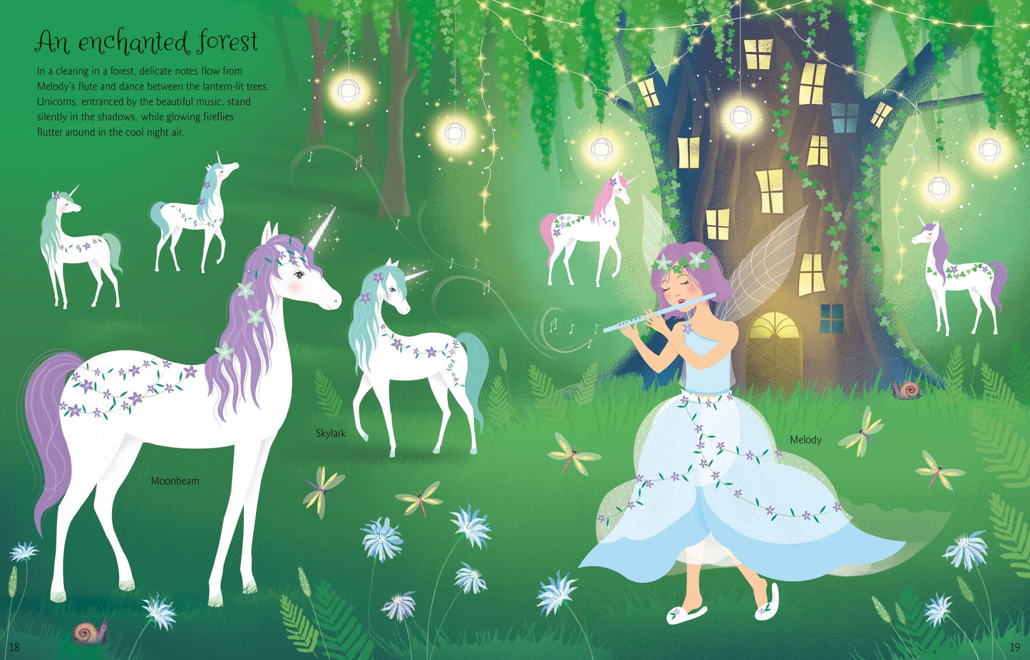 Carte stickere - Sticker Dolly Dressing  Unicorns, Usborne