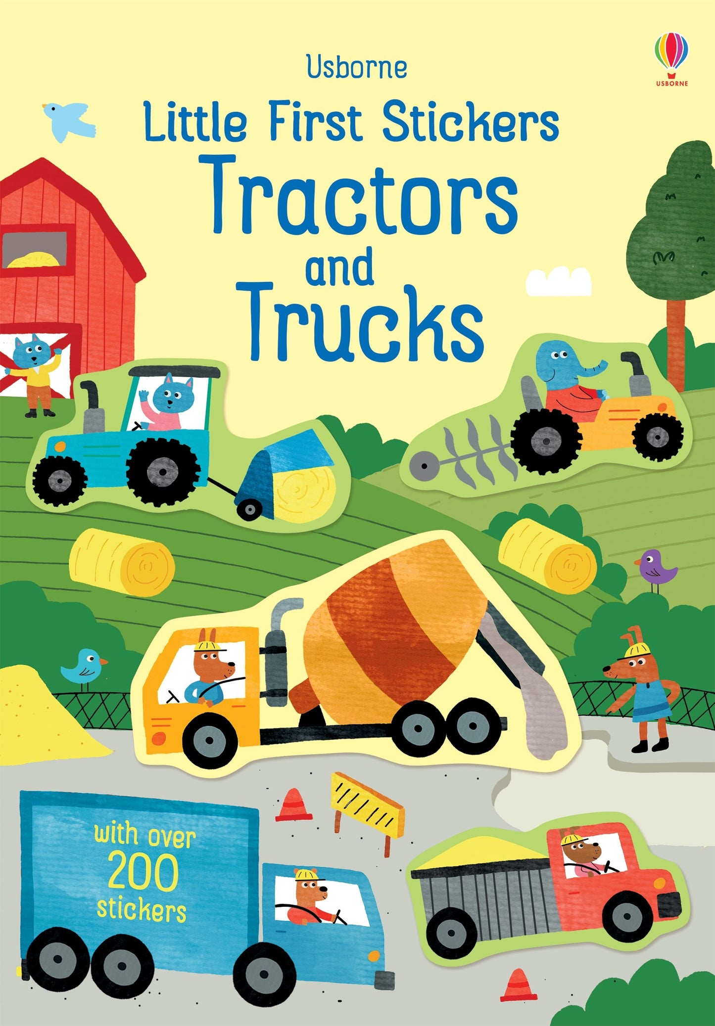 Carte stickere - Little First Stickers Tractors And Trucks, Usborne