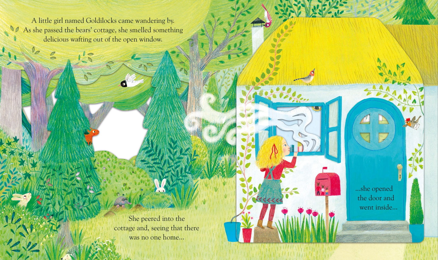 Carte - Peep Inside a Fairy Tale Goldilocks and the Three Bears, Usborne