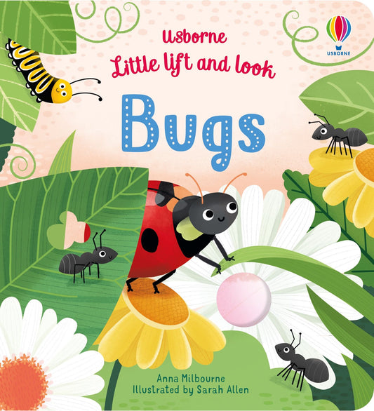 Carte clapete pentru copii - Little Lift and Look Bugs, Usborne, 10 luni+