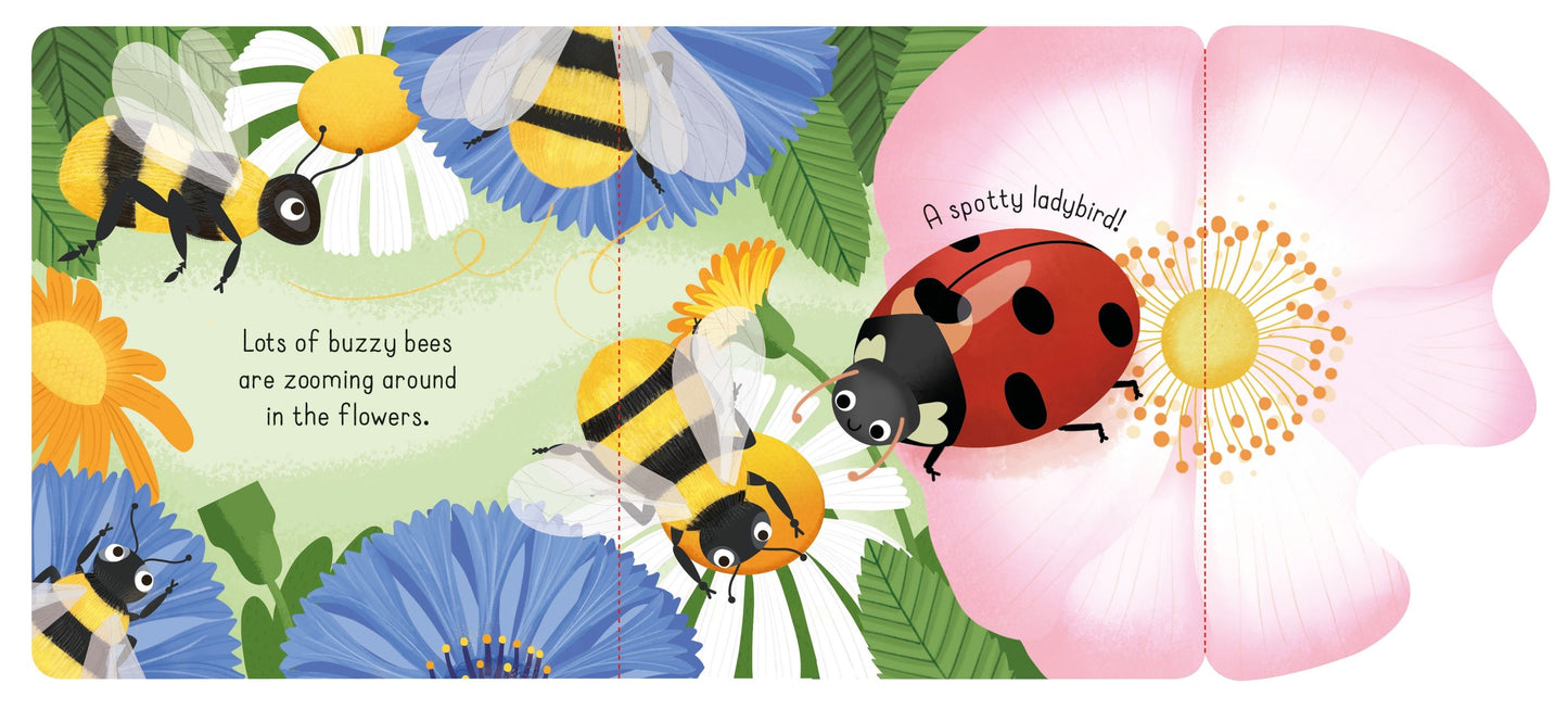 Carte clapete pentru copii - Little Lift and Look Bugs, Usborne, 10 luni+