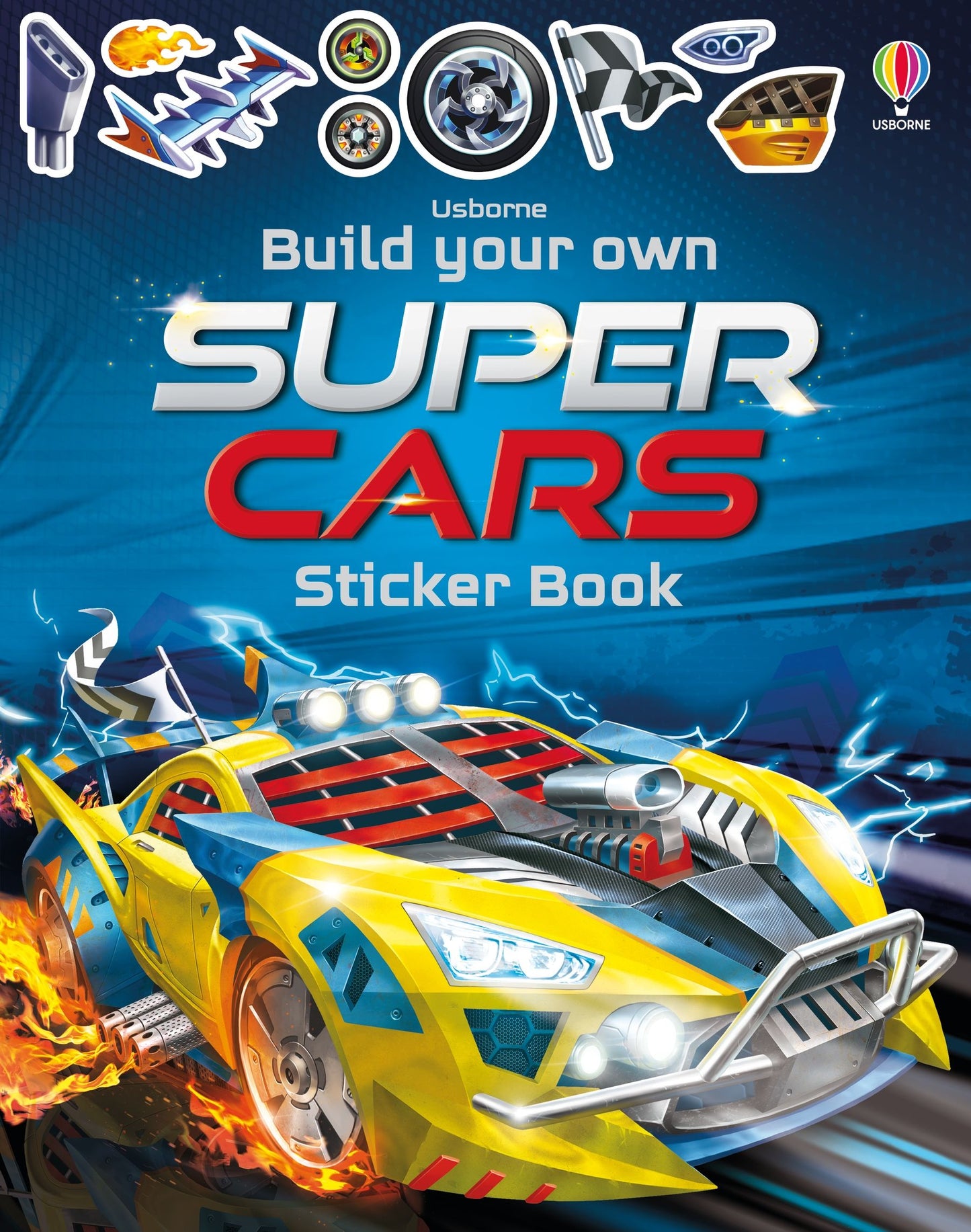 Carte stickere - Build Your Own Supercars Sticker Book, Usborne