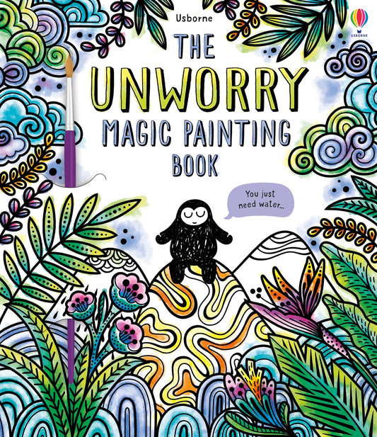 Carte pictura cu apa - Unworry Magic Painting Book, Usborne