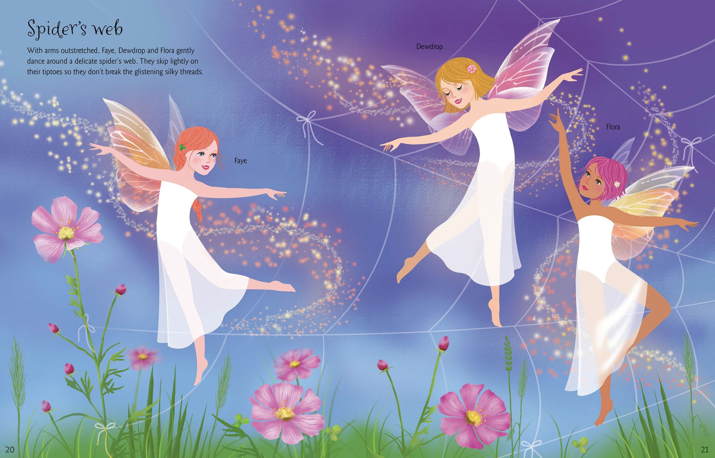 Carte stickere - Sticker Dolly Dressing  Dancing Fairies, Usborne