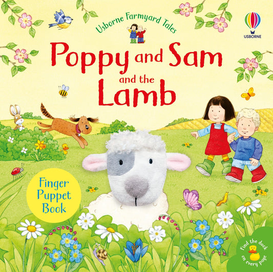 Carte marioneta - Poppy and Sam and the Lamb, Usborne