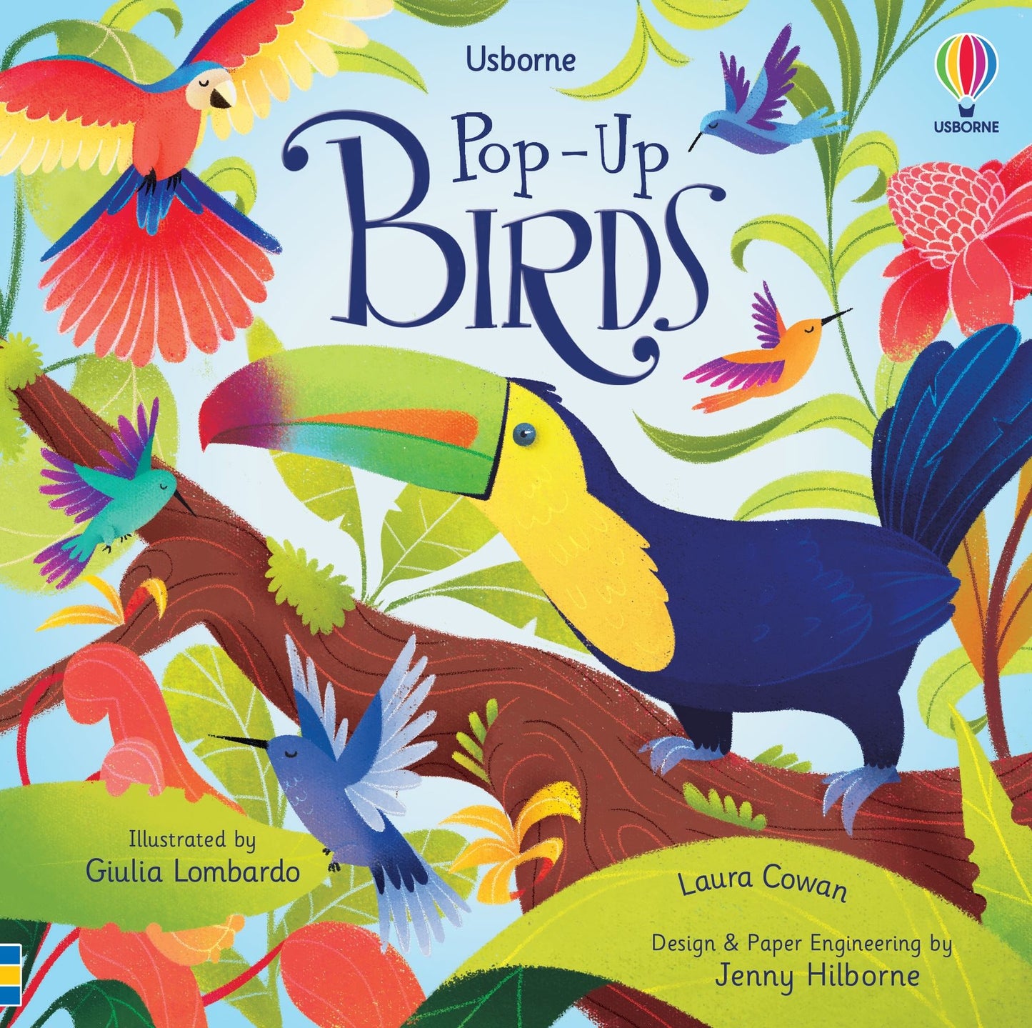 Carte 3D - Pop-Up Birds, Usborne