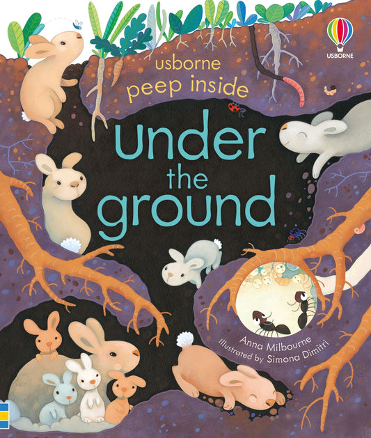 Carte copii - Peep Inside Under the Ground, Usborne, 3 ani+