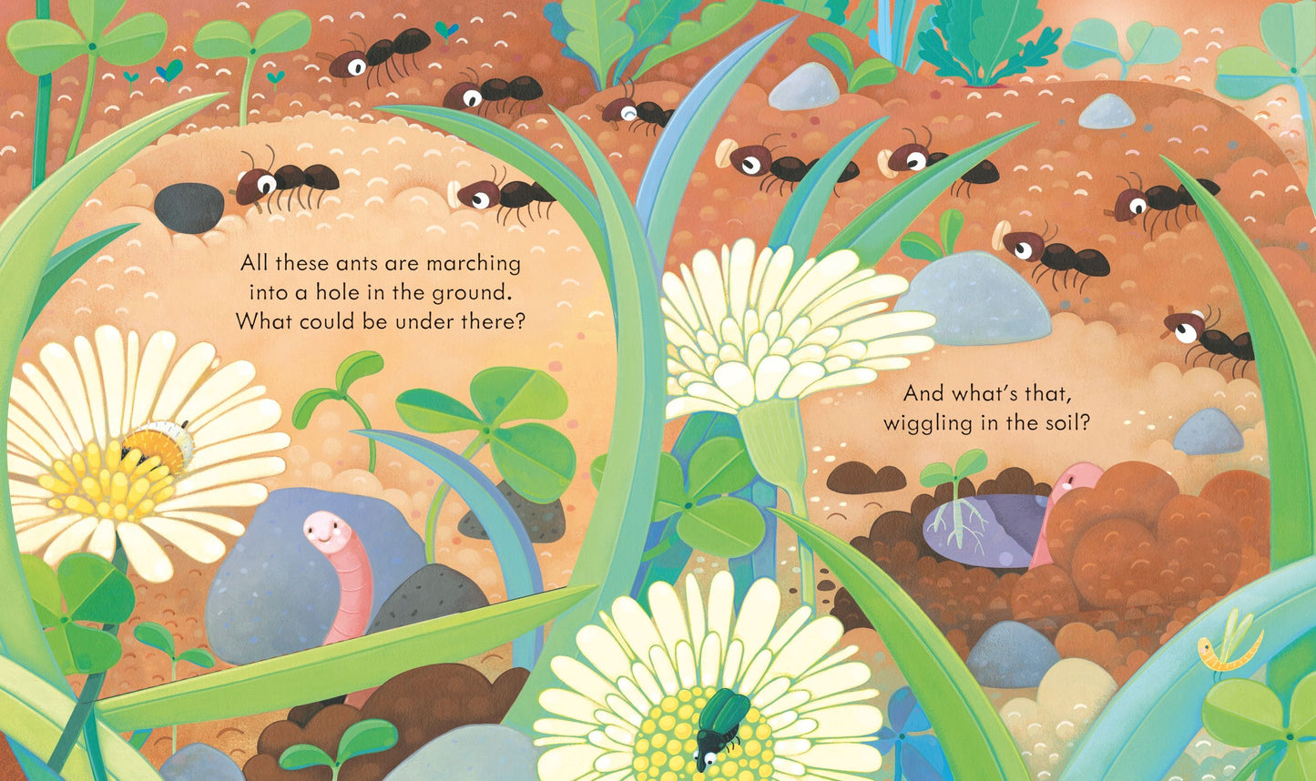 Carte copii - Peep Inside Under the Ground, Usborne, 3 ani+