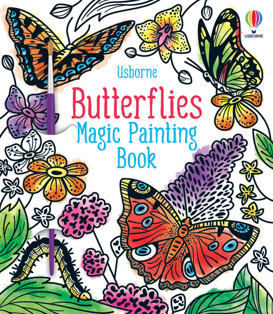 Carte pictura cu apa - Magic Painting Butterflies, Usborne