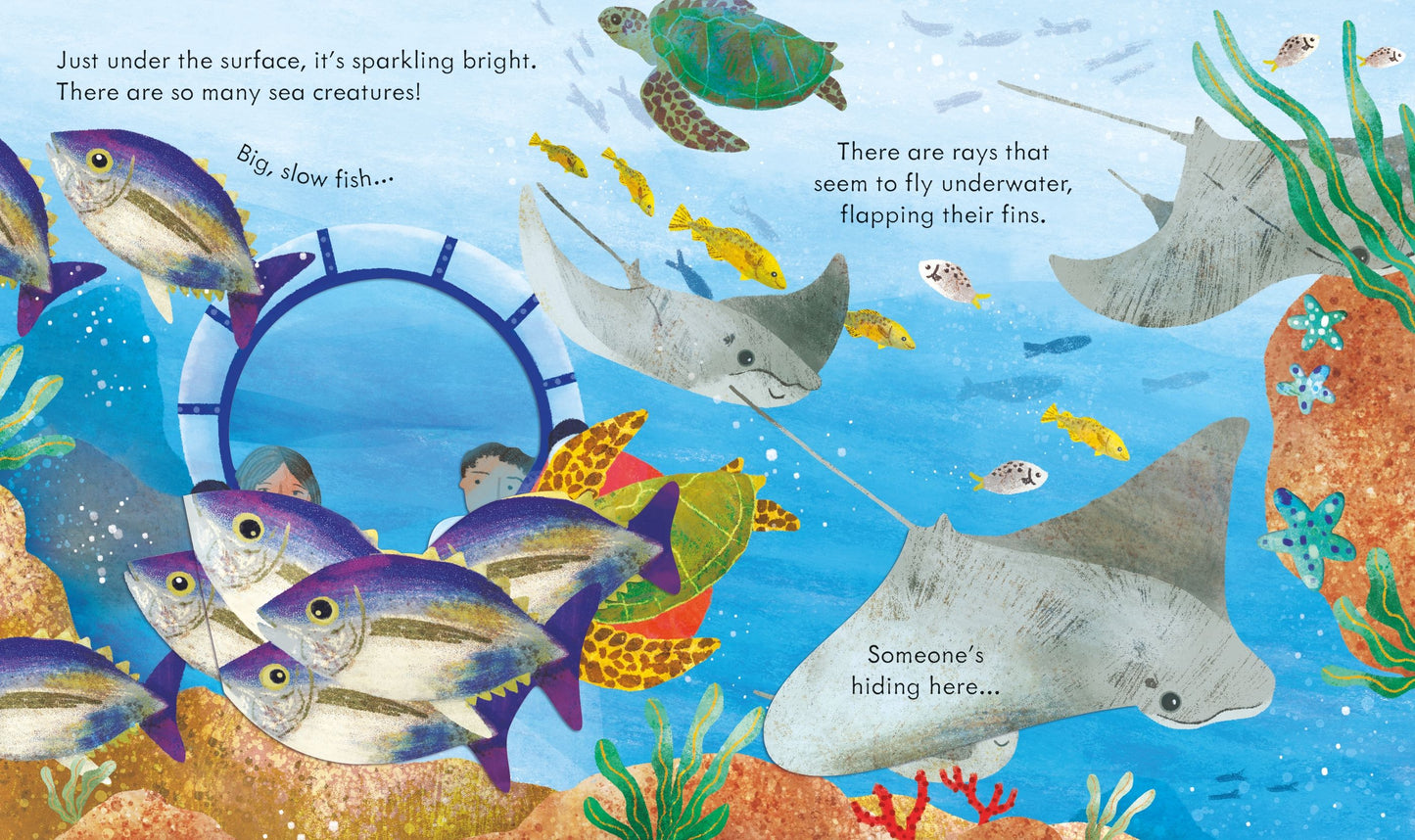 Carte copii - Peep Inside The Deep Ocean, Usborne