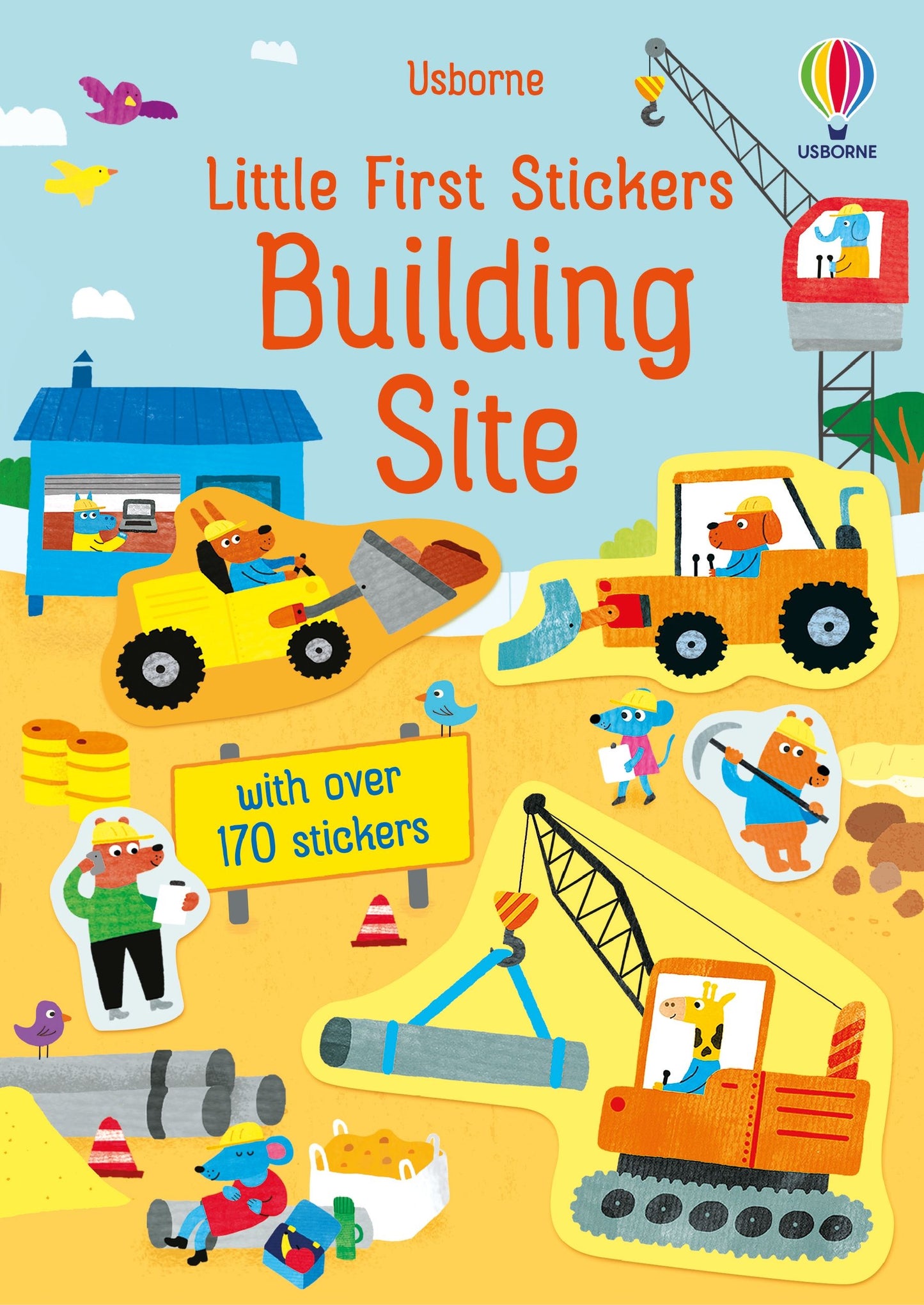 Carte stickere - Little First Stickers Building Site, Usborne