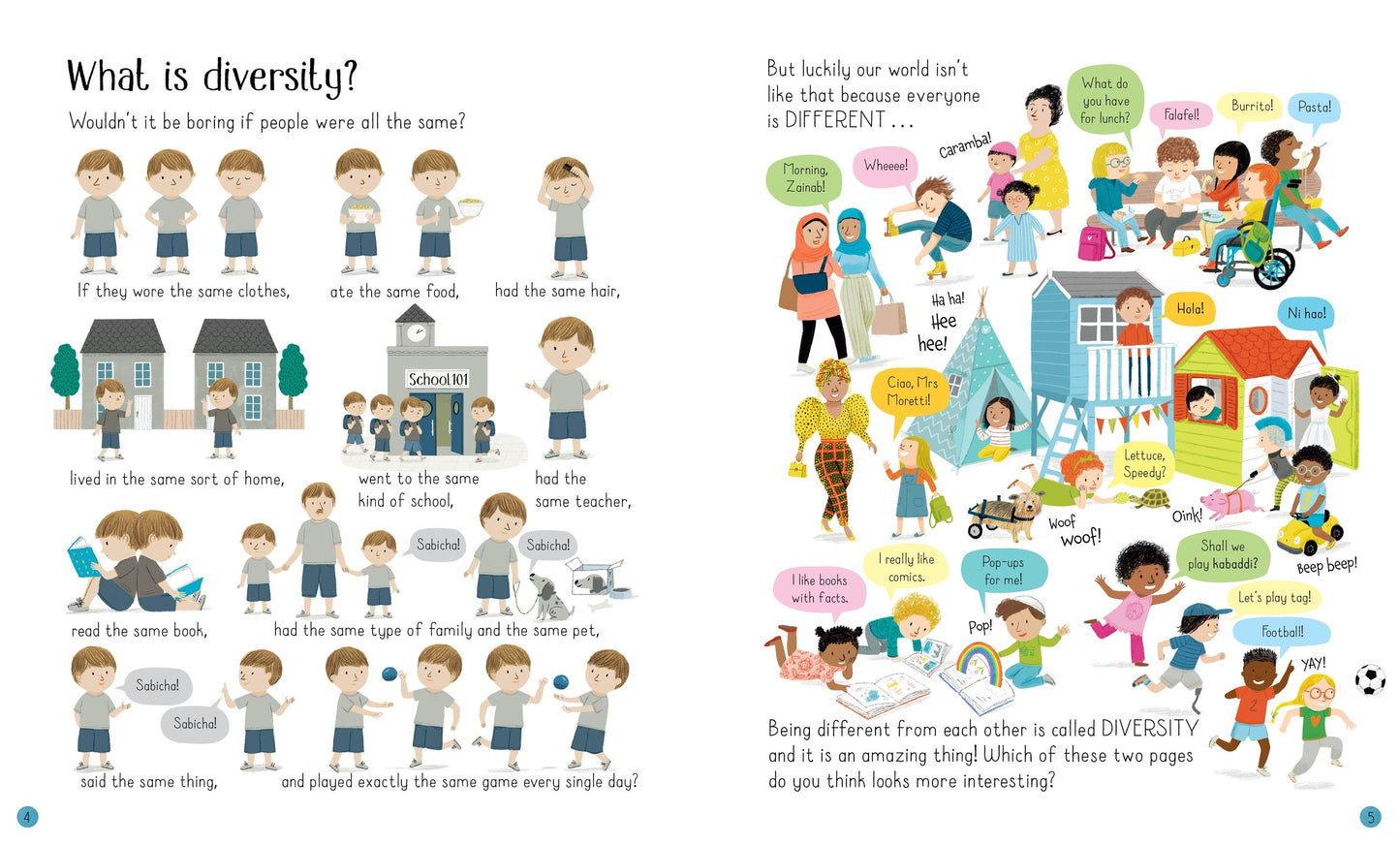 Carte - All About Diversity, Usborne