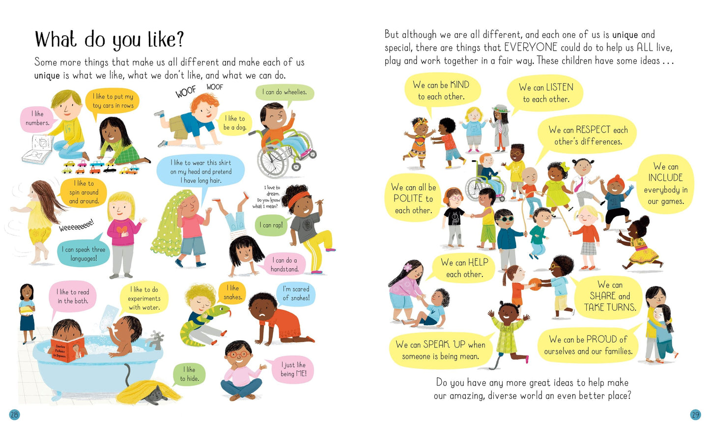 Carte - All About Diversity, Usborne