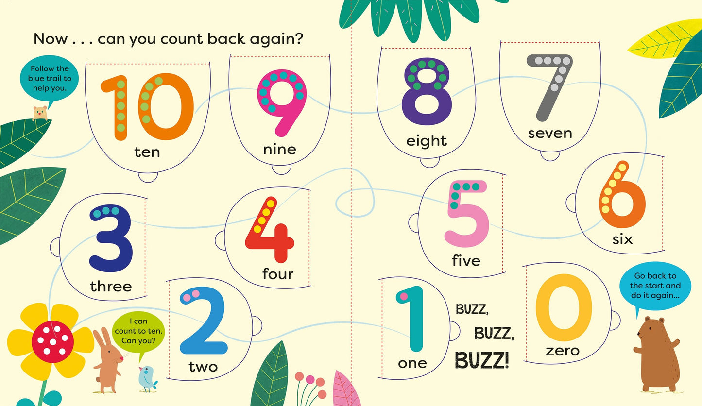 Carte copii - Count to Ten and Back Again, Usborne