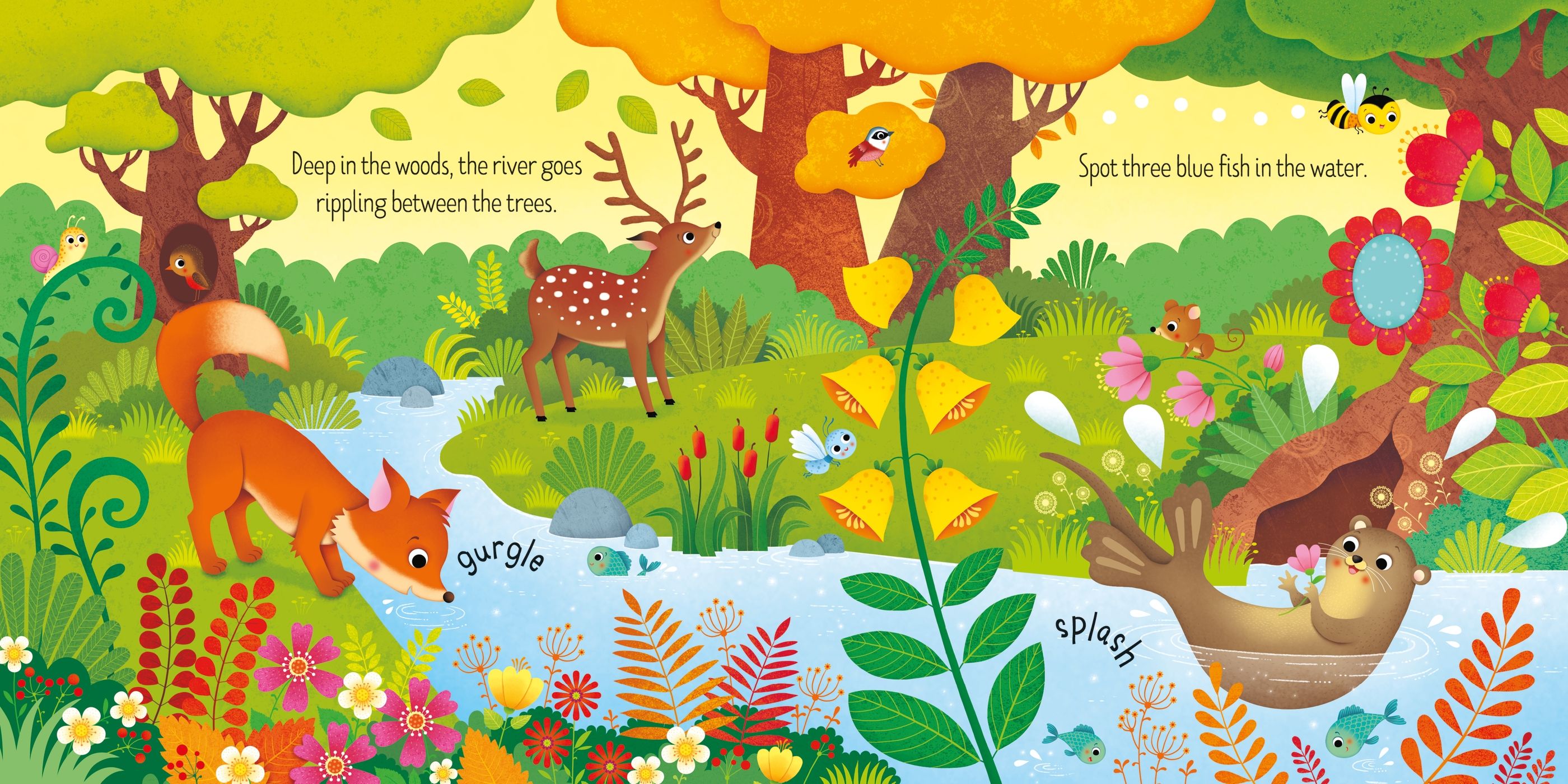 Set puzzle si carte - Usborne Book And 3 Jigsaws: Woodland