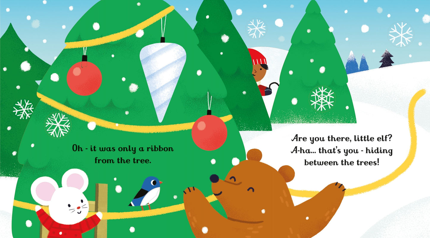 Carte copii - Little Peep-Through Books Are You There Little Elf?, Usborne