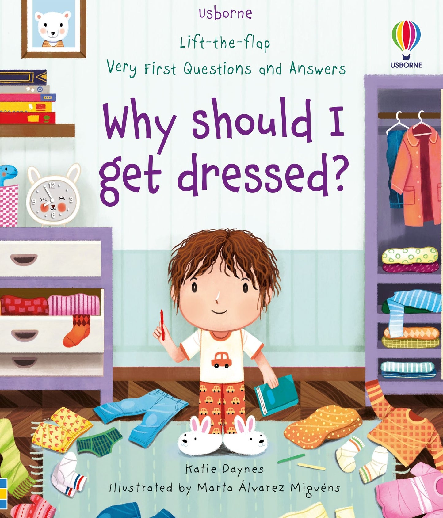Carte clapete pentru copii - Very First Questions and Answers Why should I get dressed?, Usborne