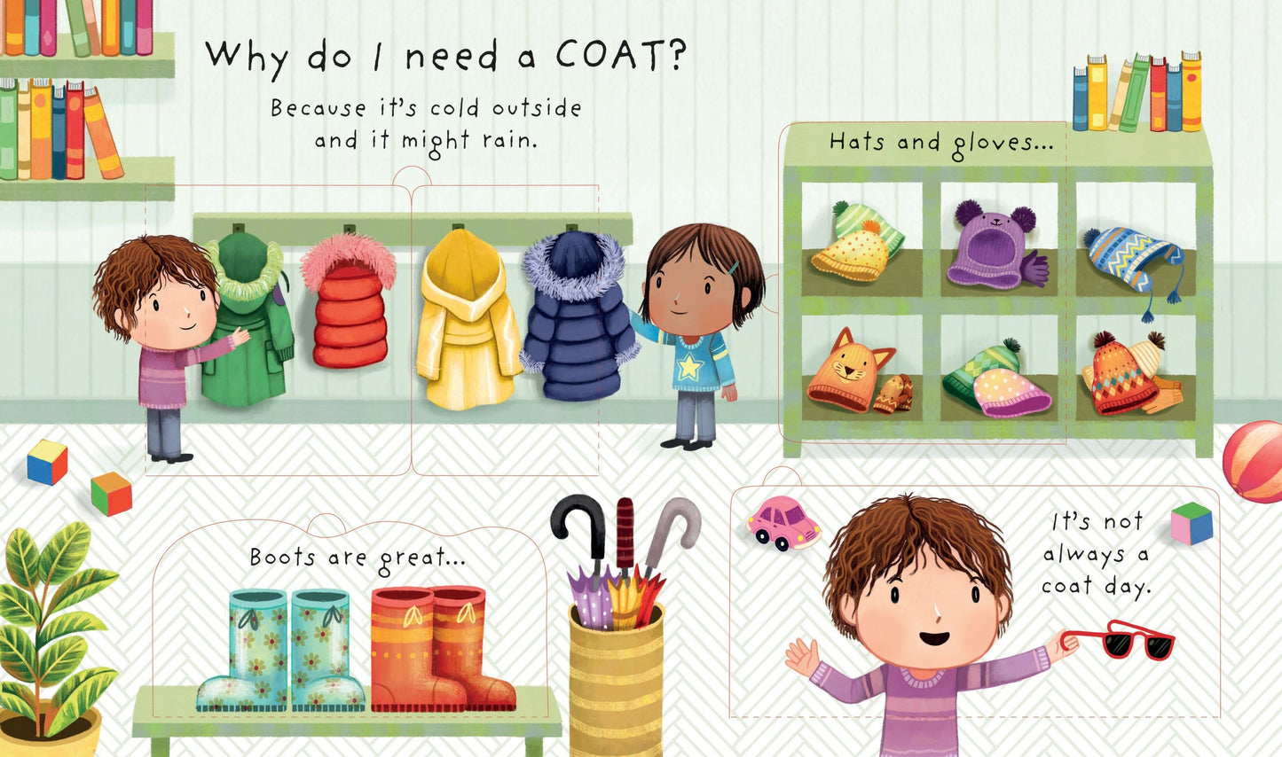 Carte clapete pentru copii - Very First Questions and Answers Why should I get dressed?, Usborne