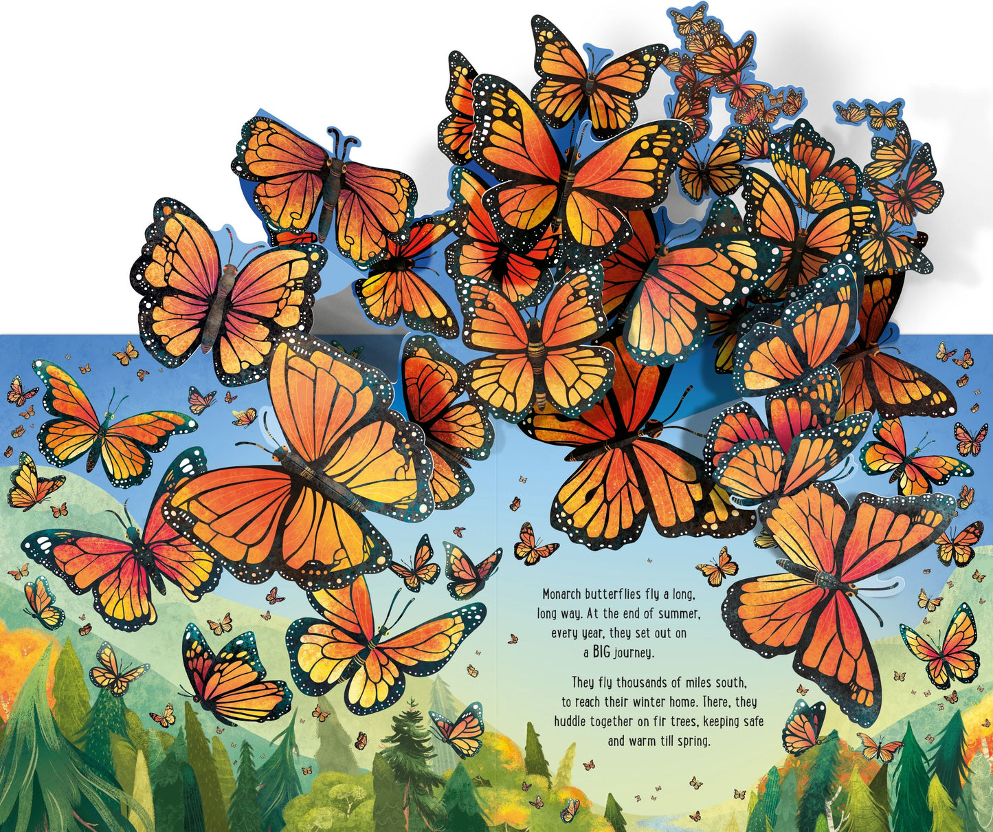 Carte 3D - Pop-Up Butterflies, Usborne