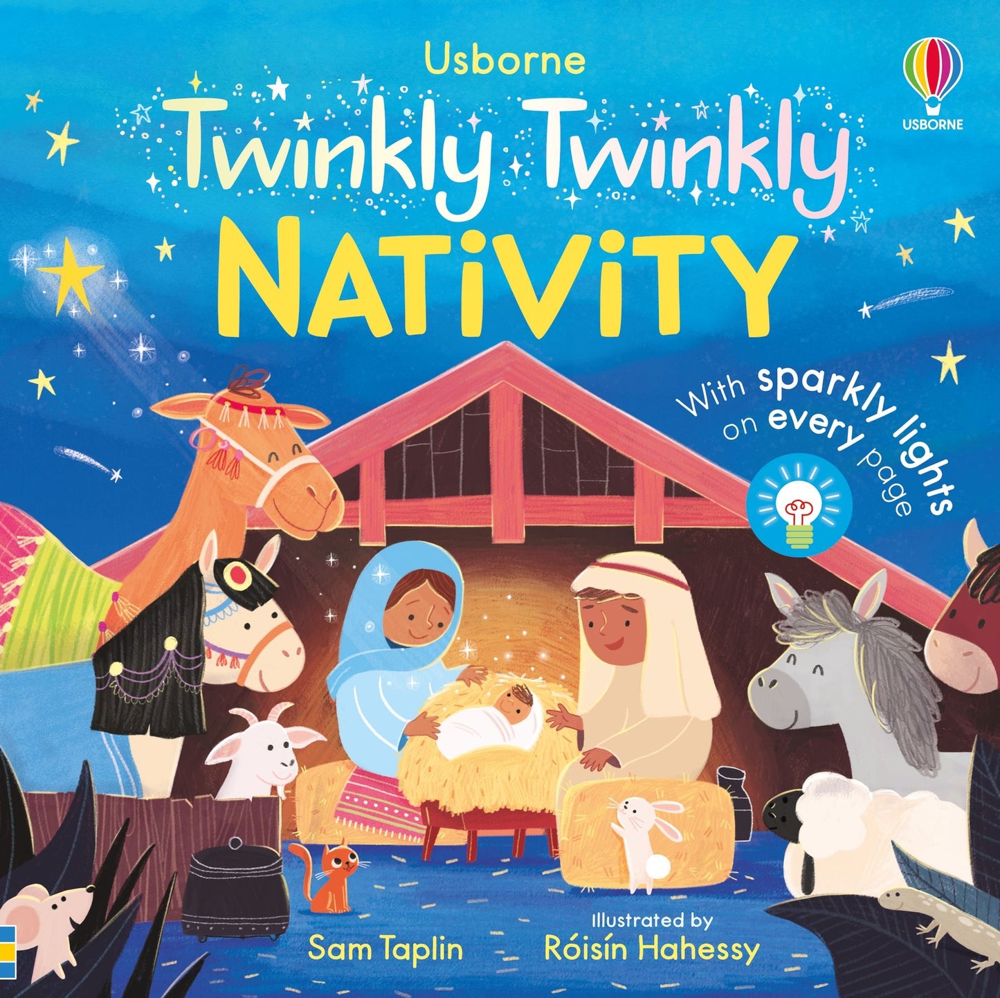 Carte copii - The Twinkly Twinkly Nativity Book, Usborne
