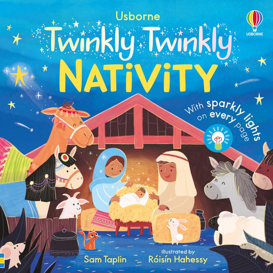 Carte copii - The Twinkly Twinkly Nativity Book, Usborne