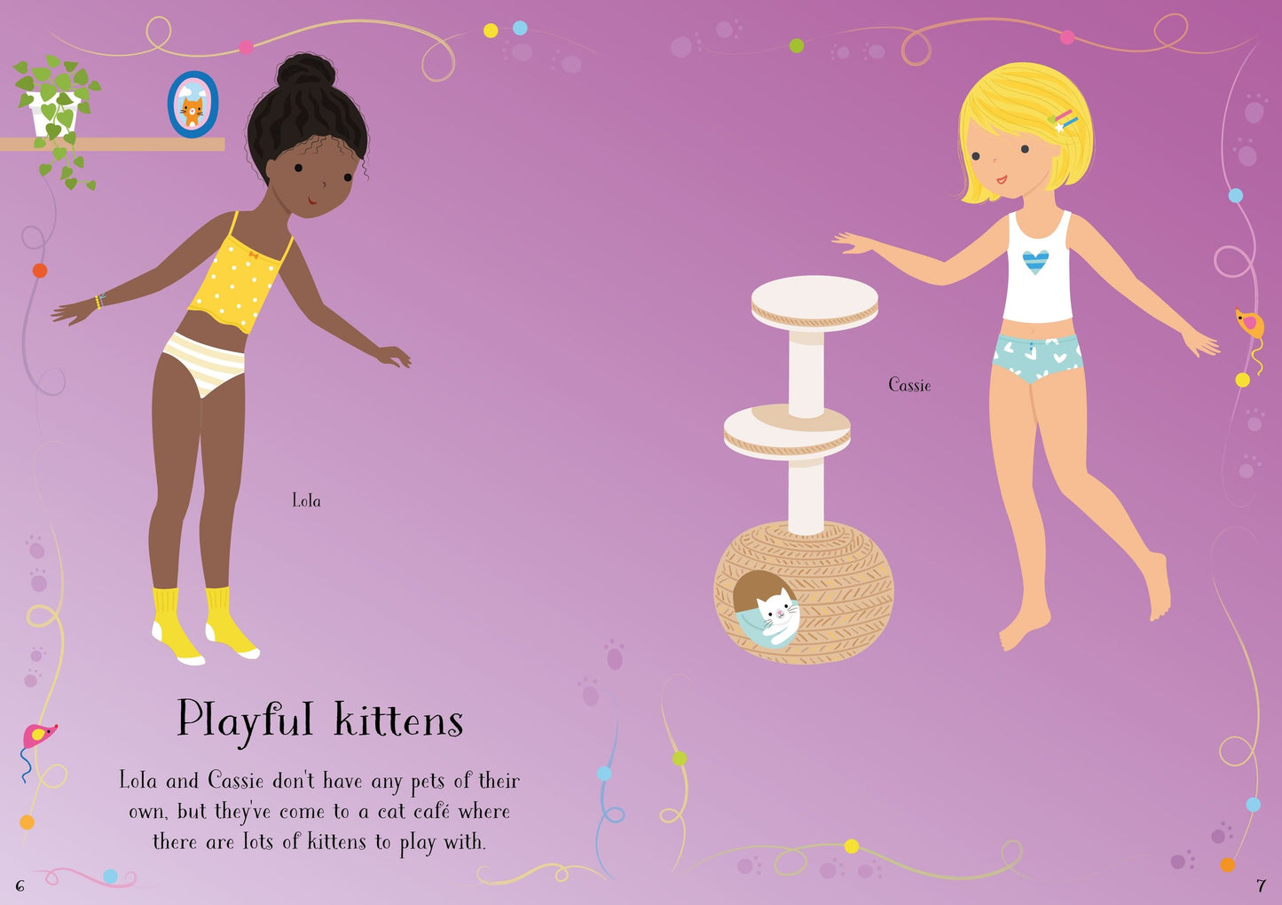 Carte stickere - Little Sticker Dolly Dressing Pets, Usborne