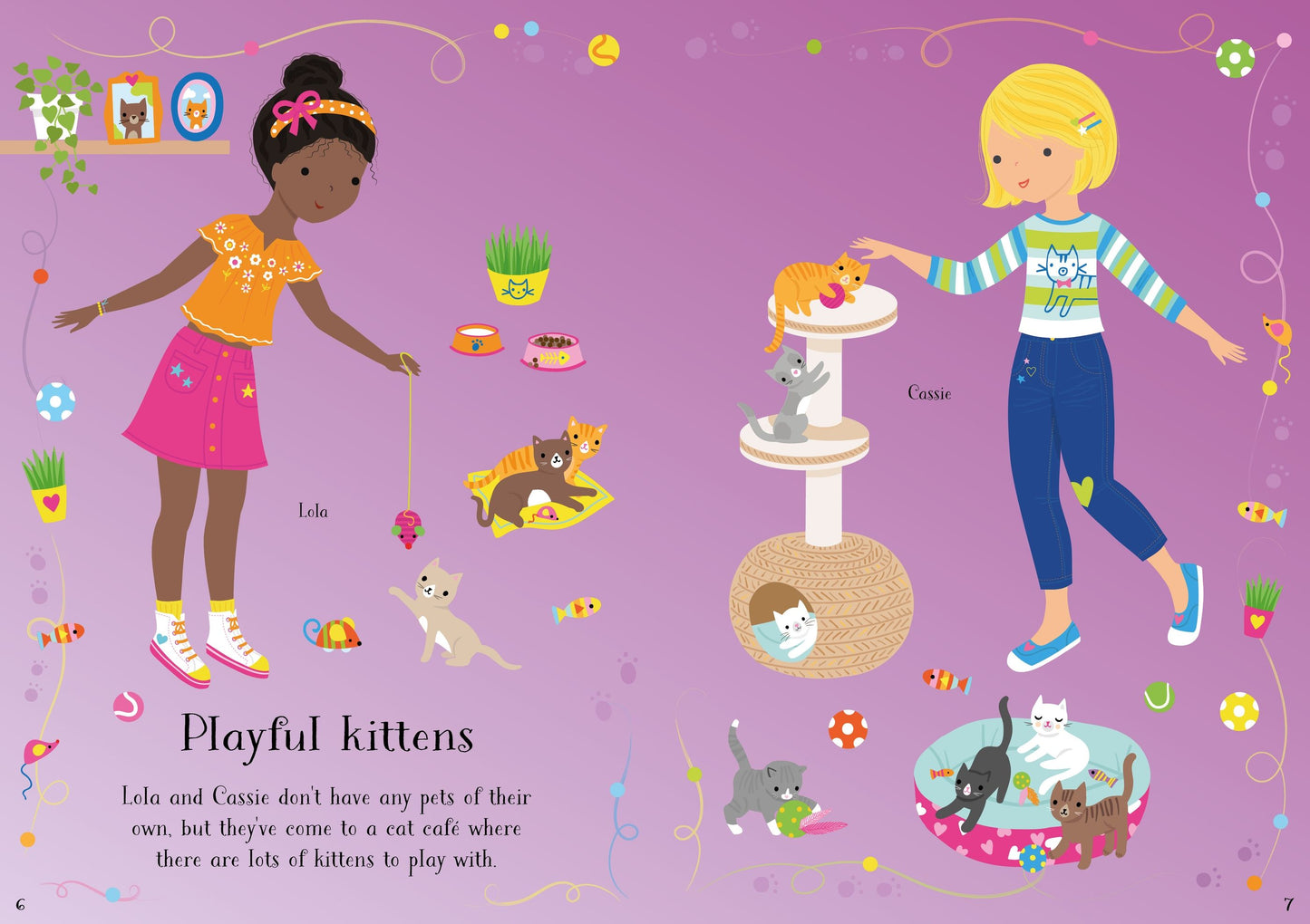 Carte stickere - Little Sticker Dolly Dressing Pets, Usborne