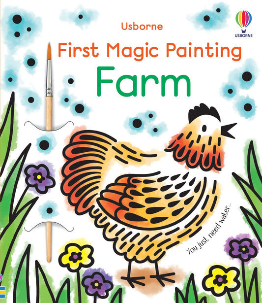 Carte pictura cu apa - First Magic Painting Farm, Usborne