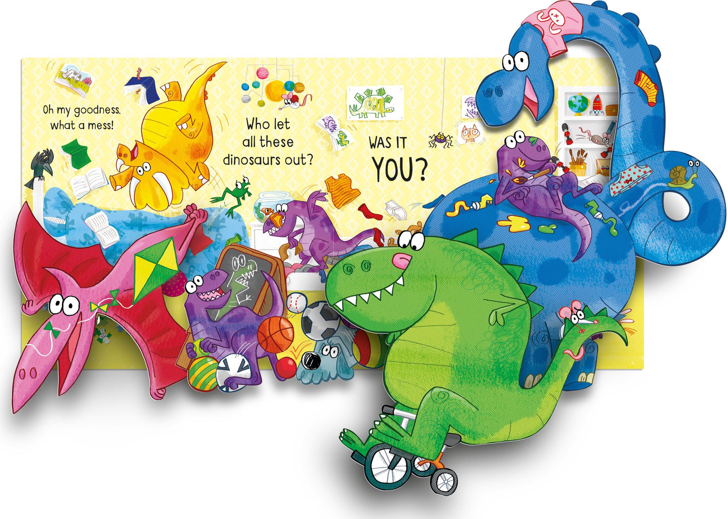 Carte copii - Who Let The Dinosaurs Out?, Usborne