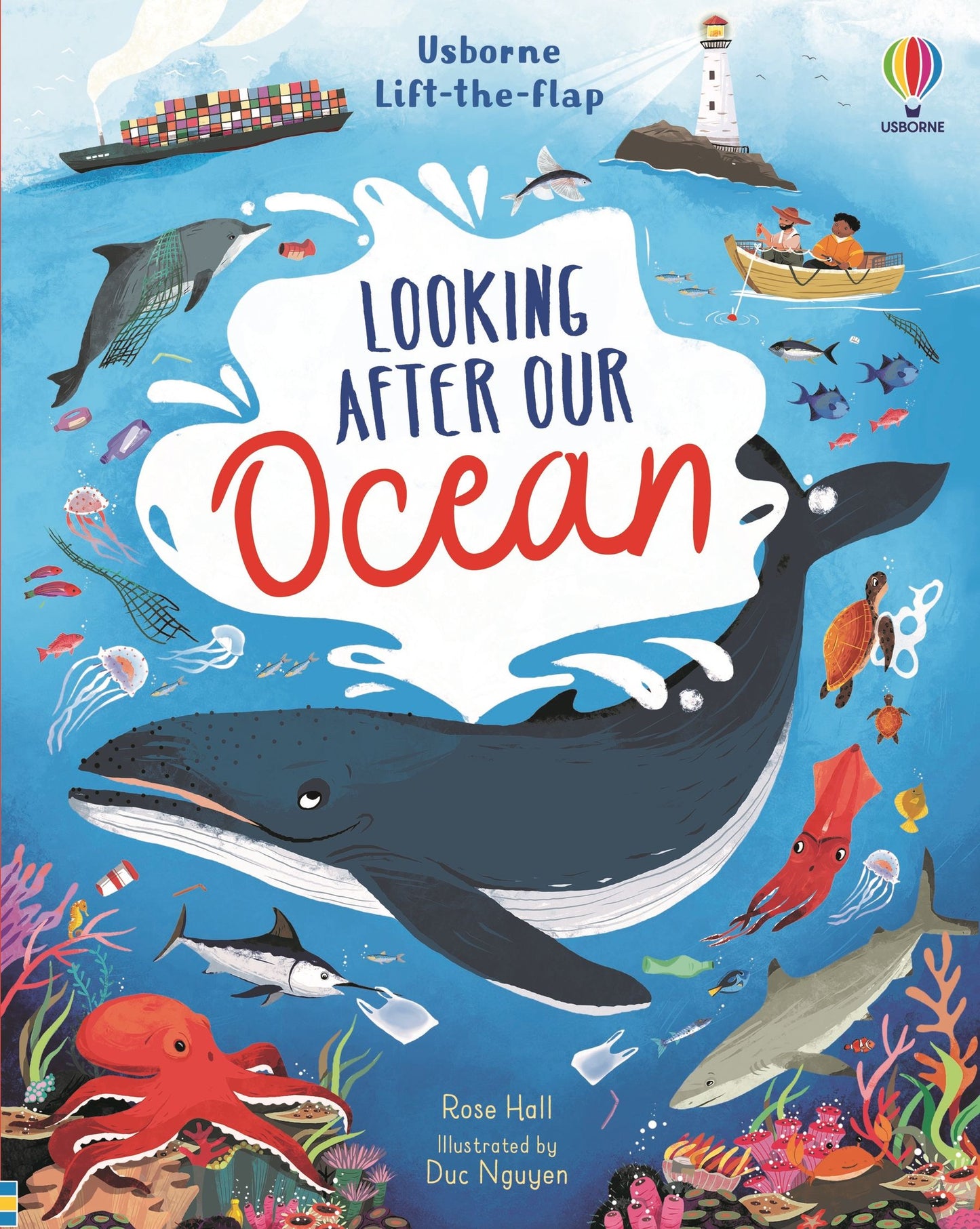 Carte clapete copii - Lift the flap Looking After Our Ocean, Usborne