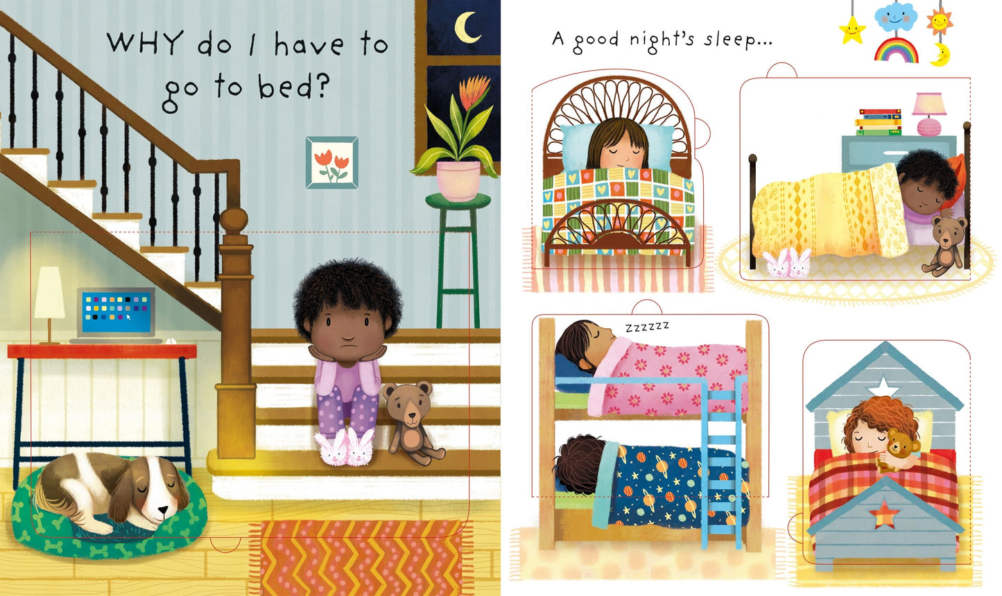 Carte clapete pentru copii - Very First Questions and Answers Why do I have to go to bed?, Usborne