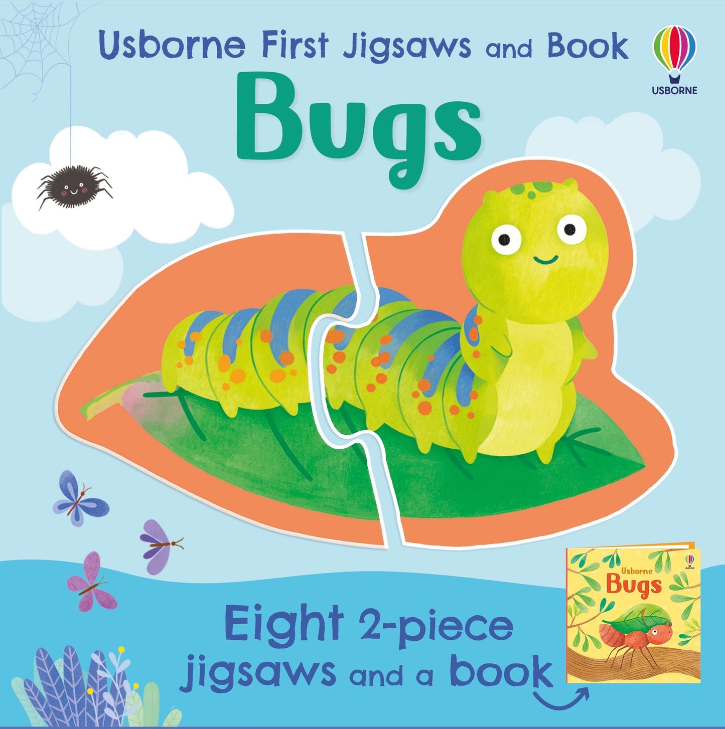 Set puzzle si carte - Usborne First Jigsaws: Bugs, Usborne