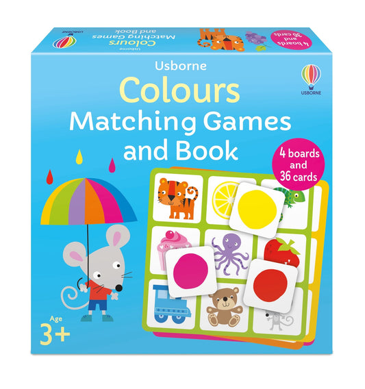 Joc copii - Colours Matching Games And Book, Usborne