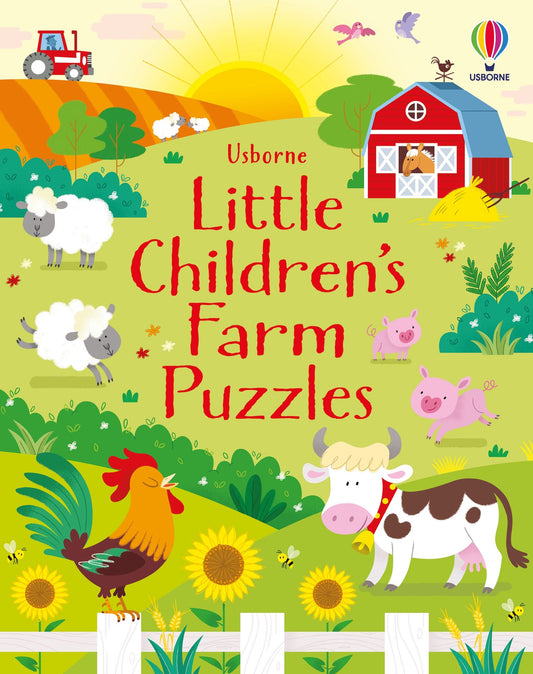 Carte copii - Little Children's Farm Puzzles, Usborne