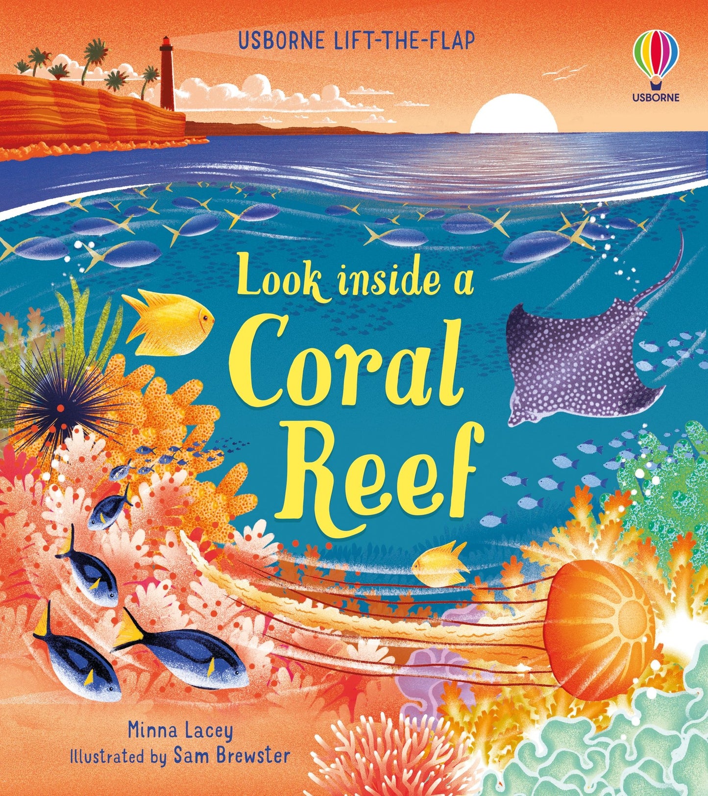 Carte copii - Look Inside A Coral Reef, Usborne