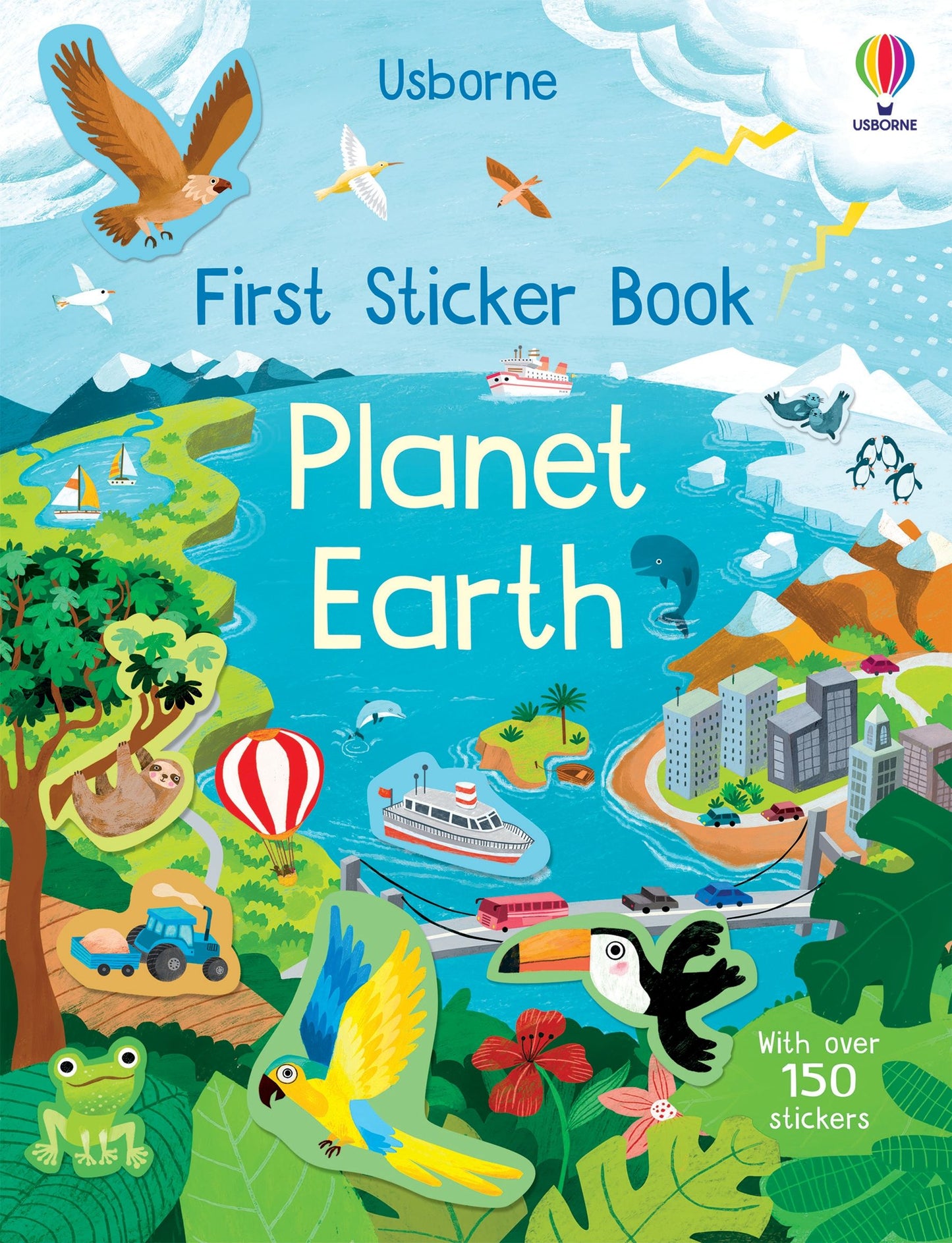 Carte stickere - First Sticker Book Planet Earth, Usborne