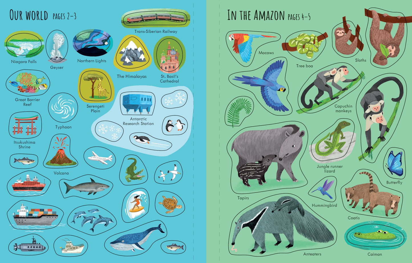 Carte stickere - First Sticker Book Planet Earth, Usborne