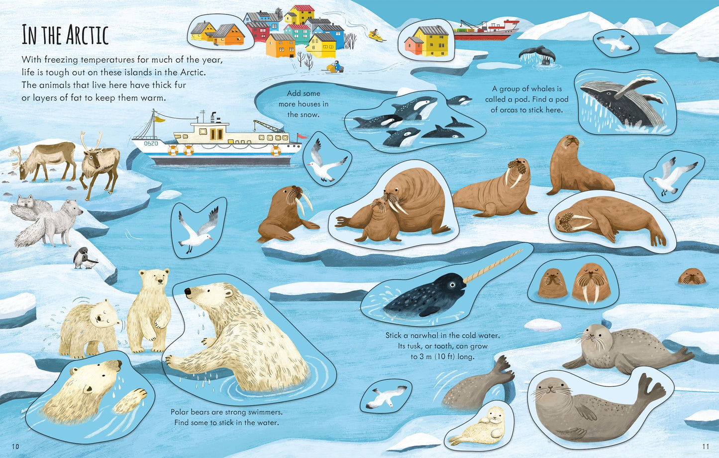 Carte stickere - First Sticker Book Planet Earth, Usborne