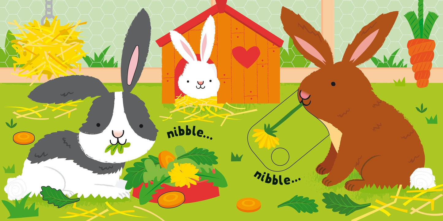 Carte copii - Baby'S Very First Slide And See Pets, Usborne