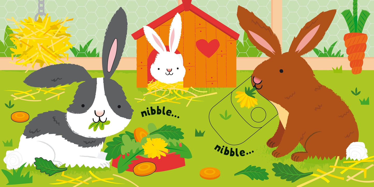 Carte copii - Baby'S Very First Slide And See Pets, Usborne
